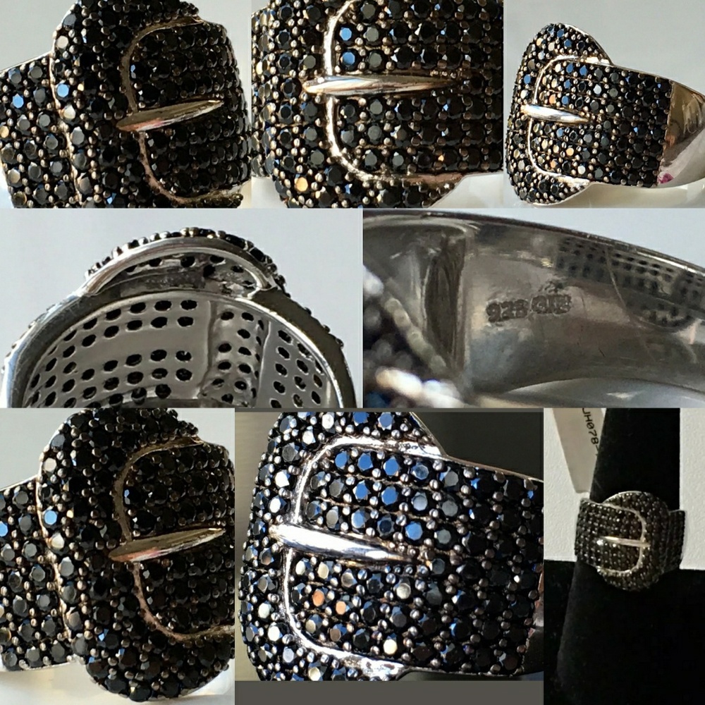 Black Spinel SS Buckle 💍
